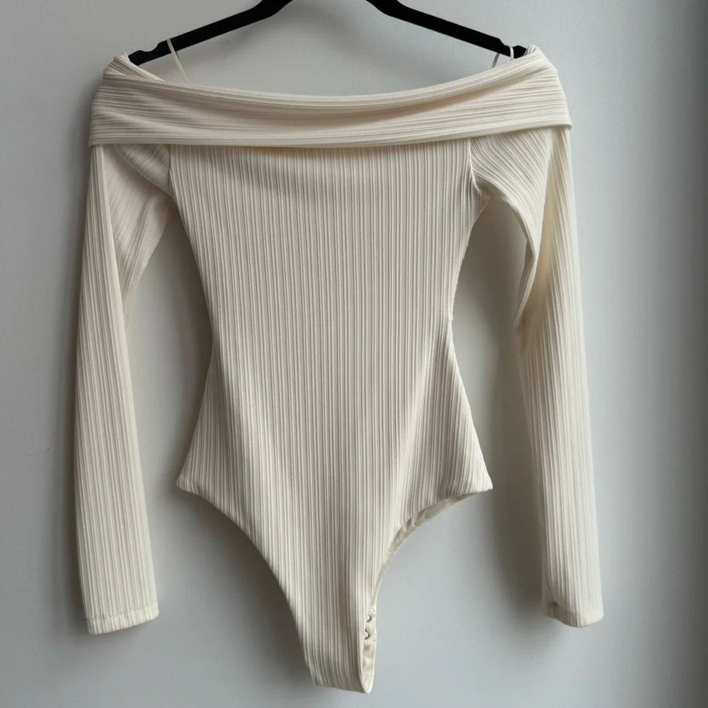 Elka Collective Iman Bodysuit In Ecru - Picture 3 of 9